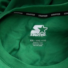 Starter Men Logo Long Sleeve Shirt Green Size XXL