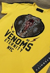 ETERNITY BC/AD Men`s Venom Cobra T-shirt Small Live Fast MSRP $49 New with Tags