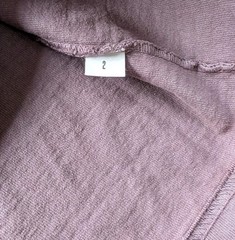 Size 2 – LAA SAMPLE Plum Long Sleeve Los Angeles Apparel