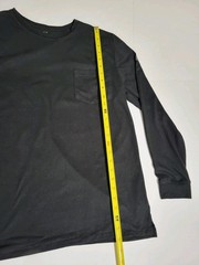 (#5) SHEETZ LONG SLEEVE PULLOVER SHIRT SIZE UNISEX MEDIUM BLACK