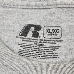LSU Tigers Russell Shirt Mens XL (46-48) Gray Graphic Long Sleeve
