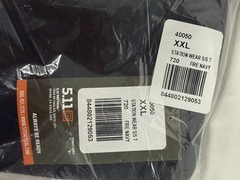 NWT Men’s 5.11 Tactical Station Wear S/S Tee 40050 Fire Navy Size XXL