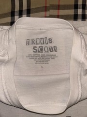 Travis Scott Birds In The Trap Airbrush Eagle Concert Tour Shirt Men Large White