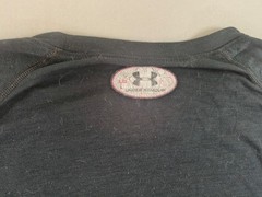 Under Armour HeatGear Black Athletic Shirt Mens Large UA Compression Workout LG