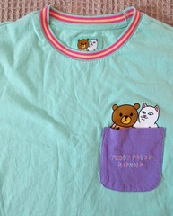 Teddy Fresh Rip N Dip T Shirt Men’s S Small Collaboration Pastel Colorblock