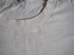 VTG 70s BVD All Cotton Distress Grunge USA Made White Blank Tee T-Shirt Mens M