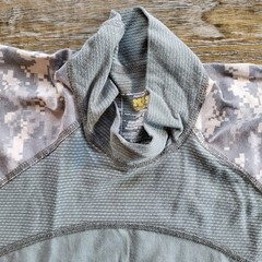 Massif Army Combat Shirt ACU Digital Camo Tactical Flame Resistant Mens Large