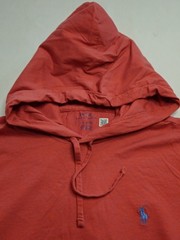 Mens Polo Ralph Lauren Long Sleeve Hooded Tagless Tee Shirt Size Large