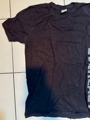 Everlast Shirt Mens Small Black Vertical Logo Boxing Athletic Graphic Tee