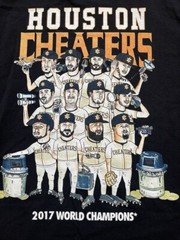 Undefeated Houston Cheaters T-Shirt 2017 Astros Size Medium UNDFTD