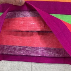 Vintage Sporty 80s 90s Tank Top Sport Stripes BRIGHT NEON Extra Small 32×22