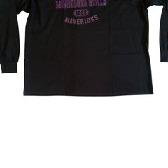 SDI Men’s Size 2XL Minnesota State University Mavericks Mankato Black T-Shirt