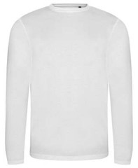 AWDis JT002 Long Sleeve Tri-Blend Ribbed Crew Neck T-Shirt