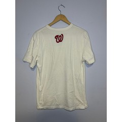 Nike Washington Nationals Stephen Strasburg Graphic T-Shirt White Mens Large