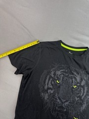 Old Navy Active Tiger Face Mens T Shirt Size Small Black Graphic Print
