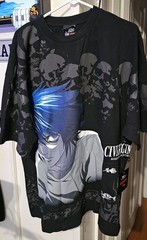 Civil Regime DeathNote Blue Silence American Classic Oversized Tee in Black2XL
