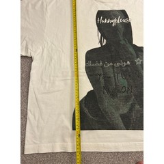 Shaka Wear Graphic T-Shirt Mens M Cream Excellent Drop Shoulder Heavyweight Tee