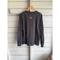 Carhartt Mens Long Sleeve Graphic T-Shirt Black Large Workwear Logo Tee L
