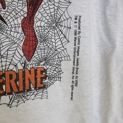 Size XXL – Vintage 1990 Spider-man Wolverine Shirt Comic 49 Single Stitch