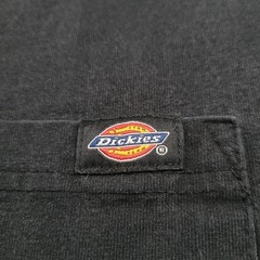 Dickies Shirt Mens M Black Pocket Tee Workwear Tagless Cotton Jersey Crewneck