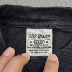 7.62 Design Shirt Mens Medium Black United States Navy 1775 Graphic Tee USA