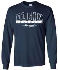 Elgin Illinois T-Shirt Long Sleeve Graphic tee