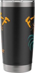 20 oz Stainless Steel Insulated Tumbler Chicken Meme Quote Hot & Cold Drink