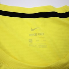Nike Pro Short Sleeve Shirt Men’s Yellow Used 3XL