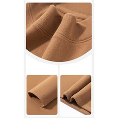 Half Turtleneck Men’s Pullover Sweater Solid Knit Top Polyester Fabric