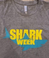 American Apparel Shark Week Discovery Channel Men’s T-Shirt Large