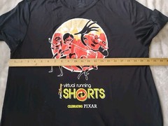 Run Disney Parks The Incredibles Shirt Mens Large Pixar Virtual Running Shorts