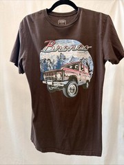 FORD BRONCO OFFICIAL LICENSED MERCHANDISE, Brown Short Sleeve T-shirt, Size