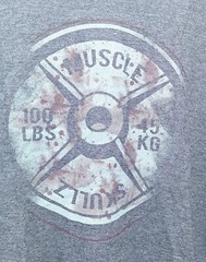 Weight Plate, Weightlifter Men’s T-Shirt | NEW | FREE SHIPPING