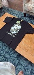 A Bathing Ape BAPE Men’s Black Graphic Logo Crew Neck Short Sleeve T-Shirt L