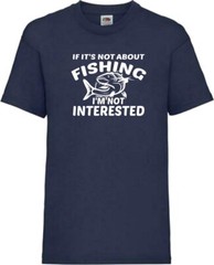 Fishing I’m Not Interested Humour Novelty T Shirt Various Colours And Sizes