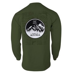 Glock Born In Austria Military Green Long-Sleeve Men’s T-Shirt 2Xl AP96069