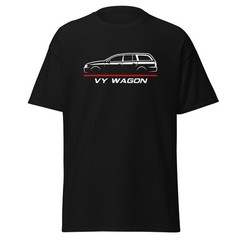 VY Wagon Low Slung Aussie Cruiser Custom Wagon Graphic Tee T-Shirt Gift