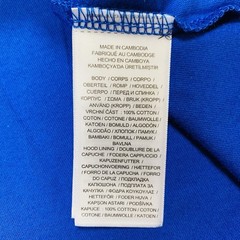 Polo Ralph Lauren Hooded Pullover Mens Medium Solid Blue Jersey T-Shirt Pony