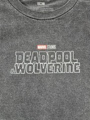Marvel Studios Deadpool & Wolverine T Shirt Mens Medium Gray Graphic Movie Tee