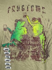 Frogtown Los Angeles River Military Green Drab Olive T-Shirt Men’s LARGE NWT