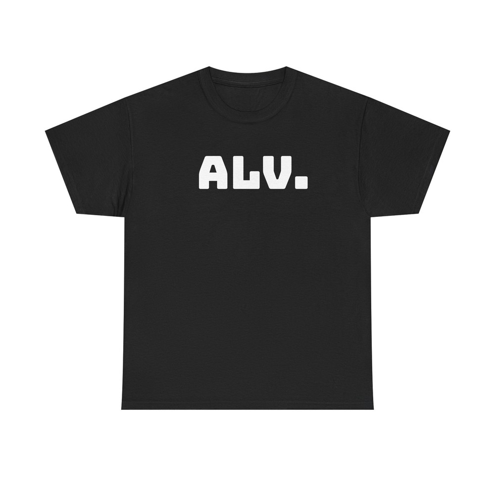 ALV. Unisex Heavy Cotton Tee – Casual Comfort, Streetwear Style, Everyday