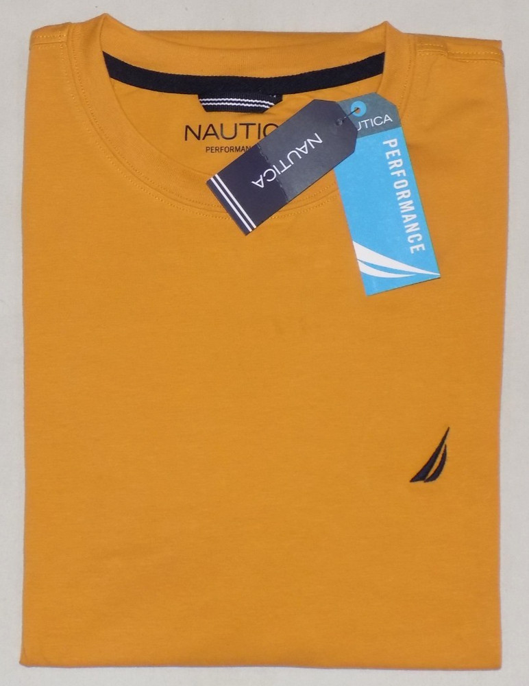 Nautica Men’s Active Stretch Performance T-Shirts Goldstar L New