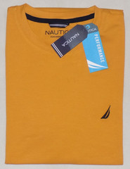 Nautica Men’s Active Stretch Performance T-Shirts Goldstar L New
