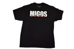 Migos Mens Black Tee Shirt New XL, 2XL