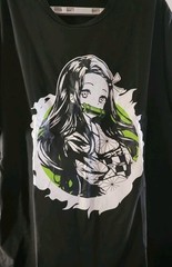 The Otaku Box Wsifu Shirt Nezuko Kamado Large New Demon Slayer CR80 Anime Manga