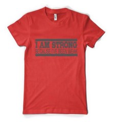 I’m Strong Because I’ve Been Weak Inpirational Slogan Personalised Adult T Shirt