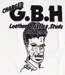 CHARGED GBH T-shirt G.B.H. Studs Punk Rock Tee Adult S,M,L,XL White New