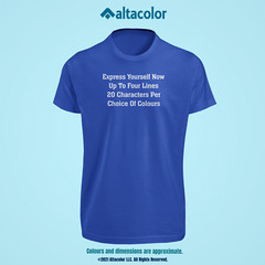 Custom Text T-Shirt Text *Choice of Fonts* *Quality Tees* *FREE Shipping*