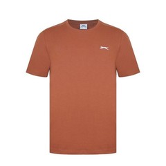 Mens Slazenger 100% Cotton Plain Crew Neck T Shirt XS S M L XL XXL 3XL 4XL BNWT
