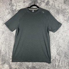 Tasc Shirt Mens M Gray Bamboo Performance Crewneck Short Sleeve Moisture Wicking